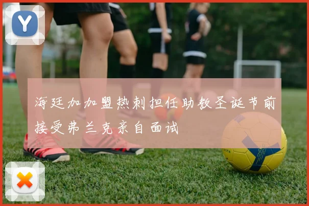 海廷加加盟热刺担任助教圣诞节前接受弗兰克亲自面试