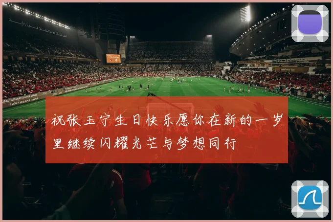 祝张玉宁生日快乐愿你在新的一岁里继续闪耀光芒与梦想同行